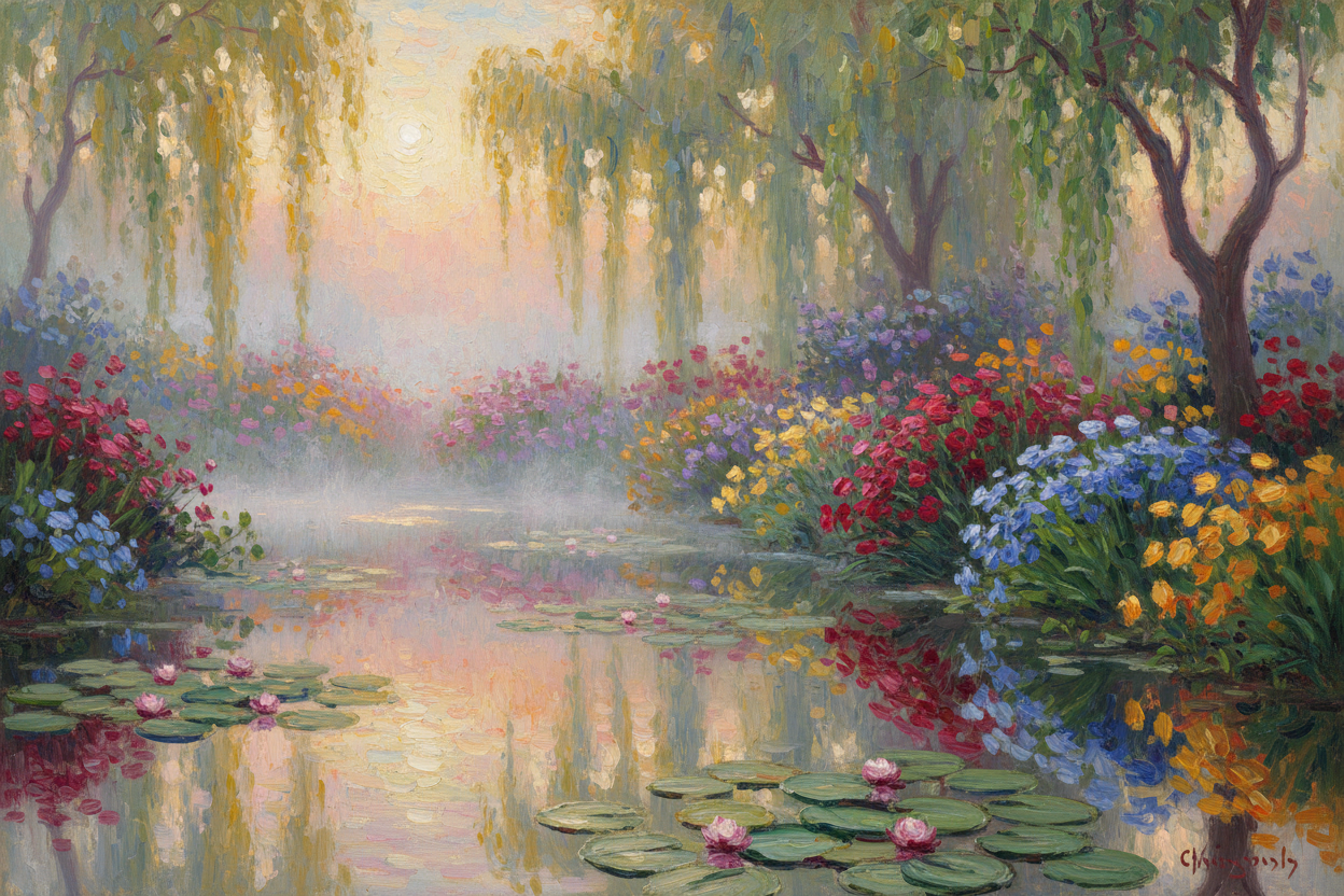 Gabriel the Messenger — American Impressionist art print