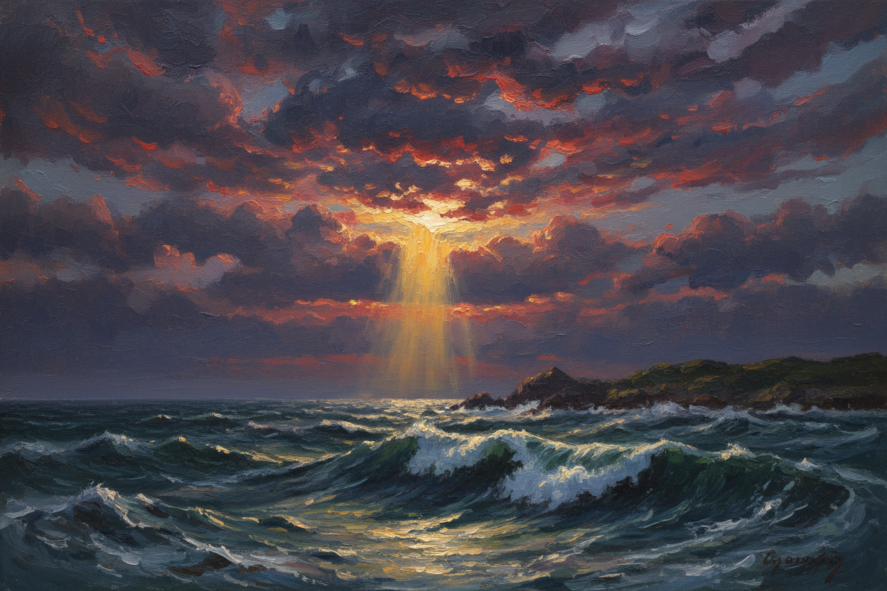 The Great Rebellion — American Impressionist art print